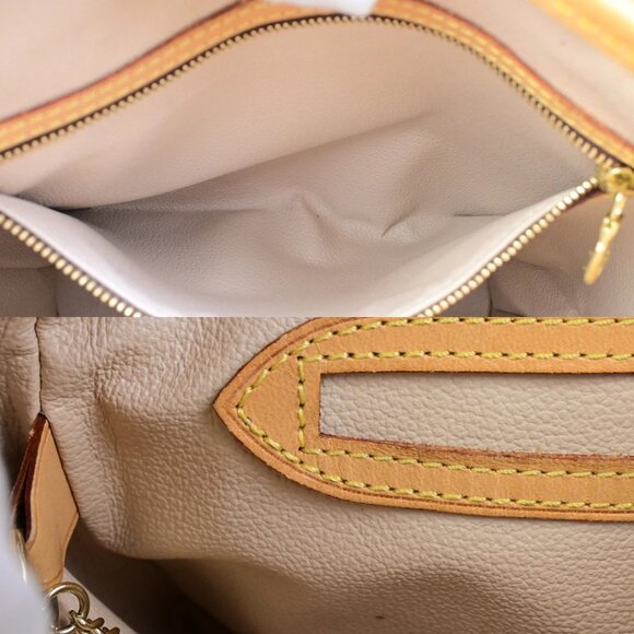 LOUIS VUITTON BUCKET PM Shoulder Tote Bag Monogram Leather Brown - Picture 3 of 16